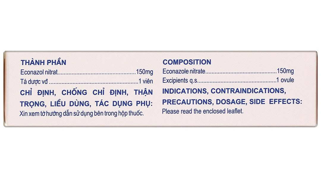 Viên đặt âm đạo Predegyl 150mg điều trị các bệnh viêm âm đạo do nấm (1 vỉ x 3 viên) - 3
