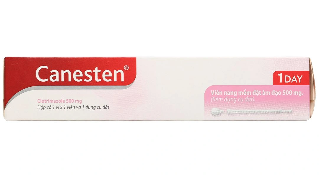 Viên đặt âm đạo Canesten 1 Day 500mg điều trị tại chỗ bệnh viêm âm đạo (1 vỉ x 1 viên) - 2