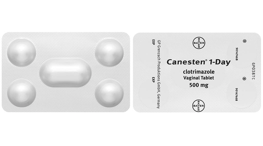 Viên đặt âm đạo Canesten 1-Day 500mg hỗ trợ điều trị viêm âm đạo (1 vỉ x 1 viên) - 6