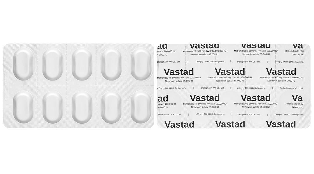 Viên đặt âm đạo Vastad điều trị viêm âm đạo (1 vỉ x 10 viên) - 9