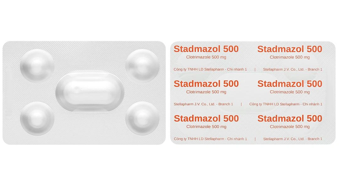 Viên đặt âm đạo Stadmazol 500 điều trị viêm âm đạo (1 vỉ x 1 viên) - 9