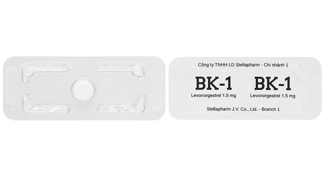 BK-1 thuốc tránh thai khẩn cấp trong vòng 72 giờ (1 vỉ x 1 viên) - 9