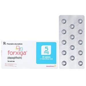 Forxiga 5mg trị đái tháo đường tuýp 2, suy tim và bệnh thận mạn tính