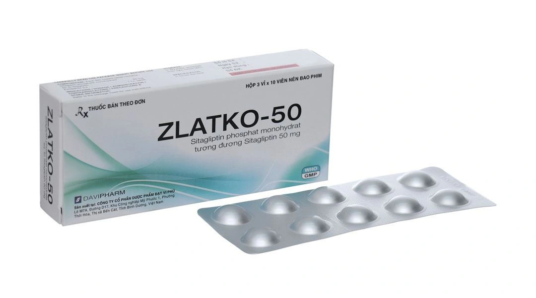 Zlatko-50 trị đái tháo đường (3 vỉ x 10 viên) - 