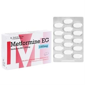 Metformine EG 1000mg trị đái tháo đường tuýp 2