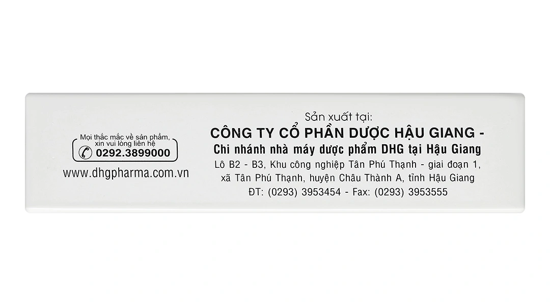 GliritDHG 500mg/2.5mg điều trị đái tháo đường tuýp 2 (3 vỉ x 10 viên) - 2