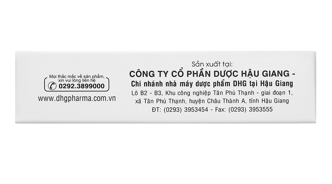 GliritDHG 500mg/5mg điều trị đái tháo đường tuýp 2 (3 vỉ x 10 viên) - 2