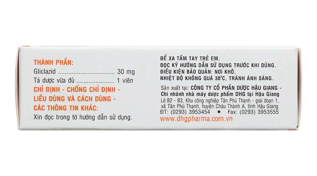 Glumeron 30 MR trị đái tháo đường tuýp II (5 vỉ x 20 viên) - 2