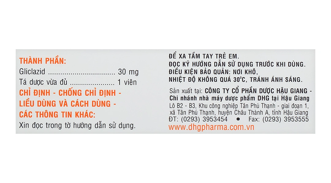 Glumeron 30 MR trị đái tháo đường tuýp II (5 vỉ x 20 viên) - 4