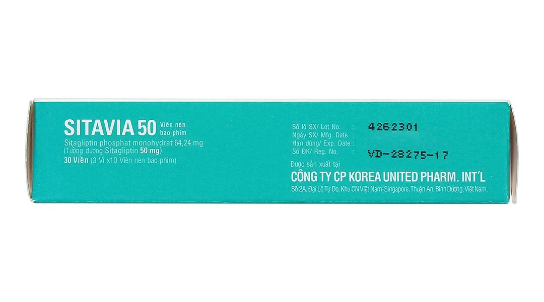 Sitavia 50 điều trị đái tháo đường týp 2 (3 vỉ x 10 viên) - 3