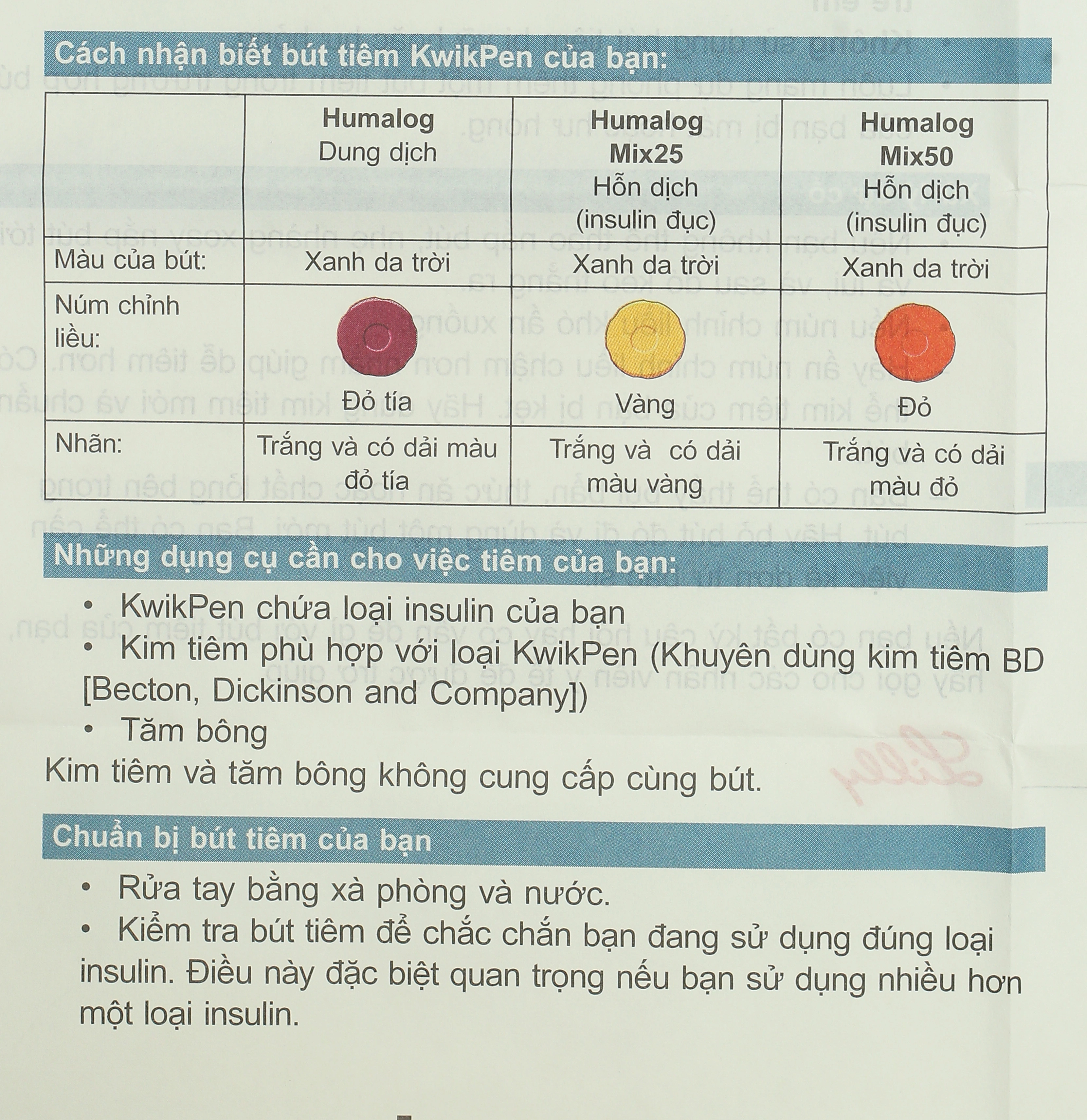 Bút tiêm Humalog Mix 50 KwikPen 100 U/ml trị đái tháo đường (5 bút tiêm x 3ml) - 8