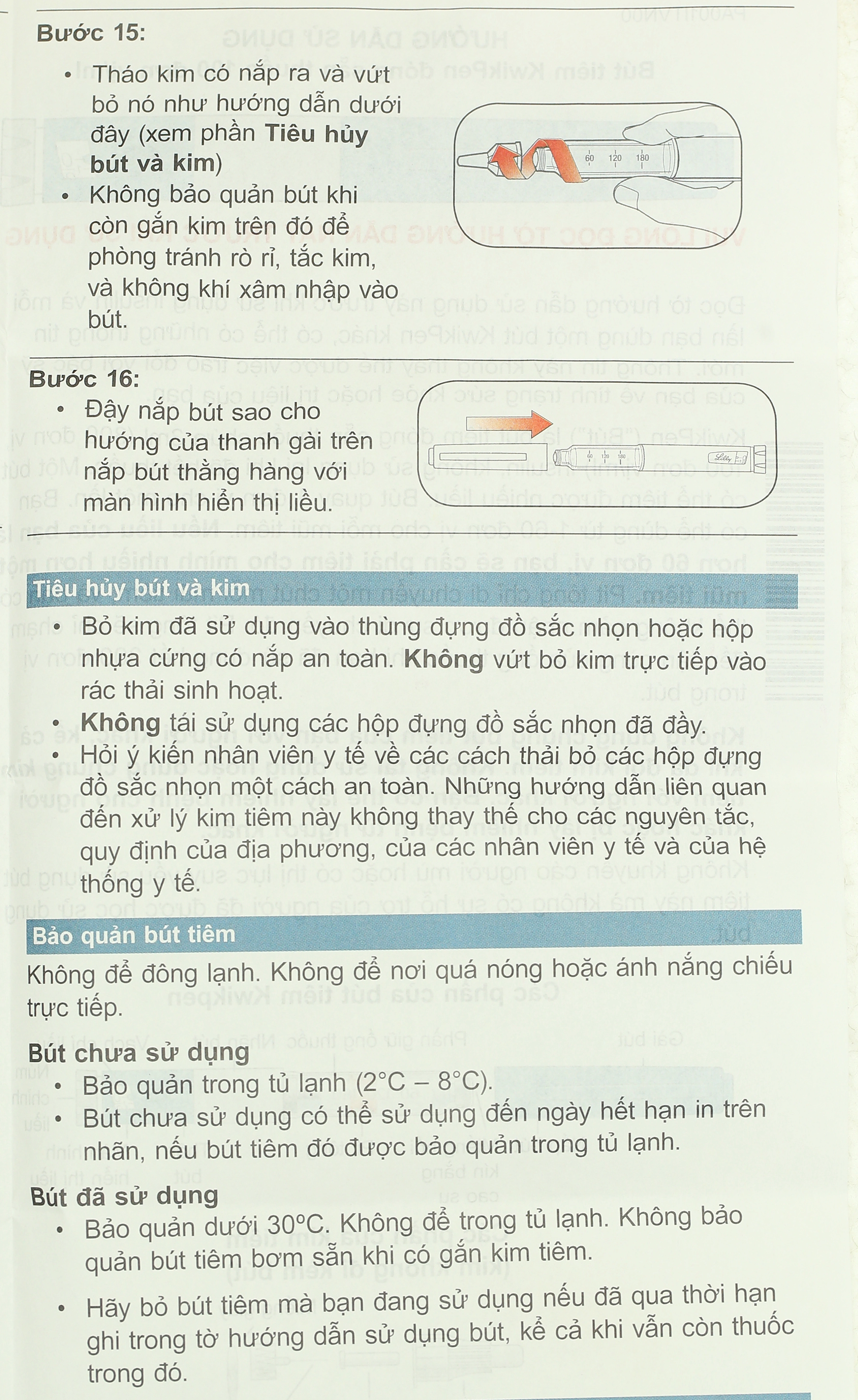 Bút tiêm Humalog Mix 50 KwikPen 100 U/ml trị đái tháo đường (5 bút tiêm x 3ml) - 13
