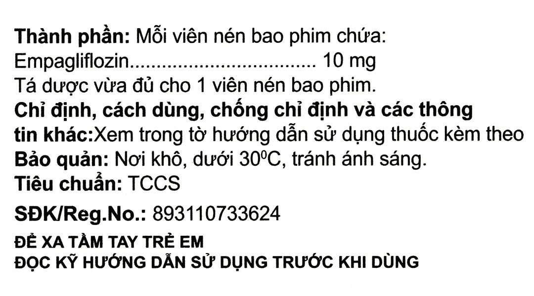 Empaton 10 điều trị đái tháo đường tuýp 2 (3 vỉ x 10 viên) - 8