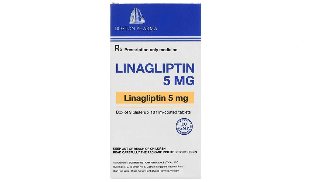 Linagliptin 5mg điều trị đái tháo đường tuýp 2 (3 vỉ x 10 viên) - 2