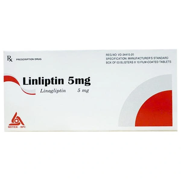 Linliptin 5mg điều trị đái tháo đường tuýp 2