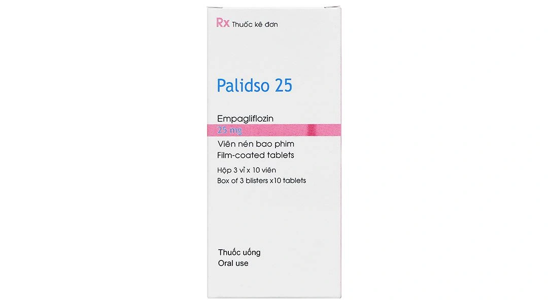 Palidso 25 trị đái tháo đường tuýp 2 (3 vỉ x 10 viên) - 1