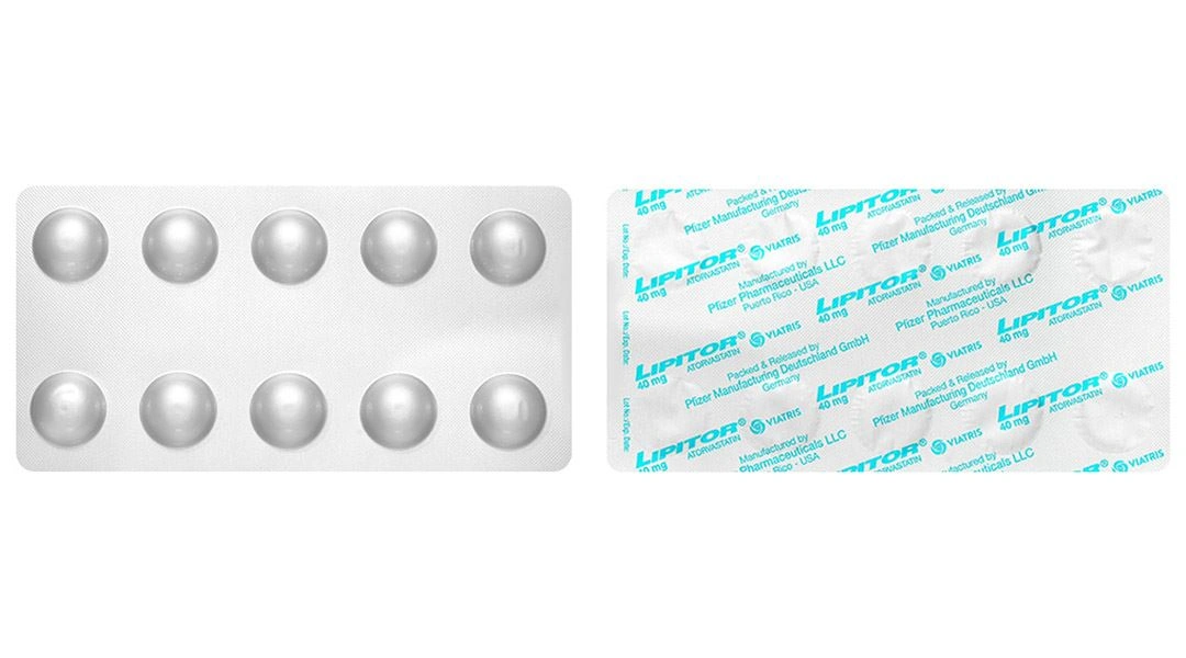 Lipitor 40mg trị rối loạn mỡ máu (3 vỉ x 10 viên) - 8