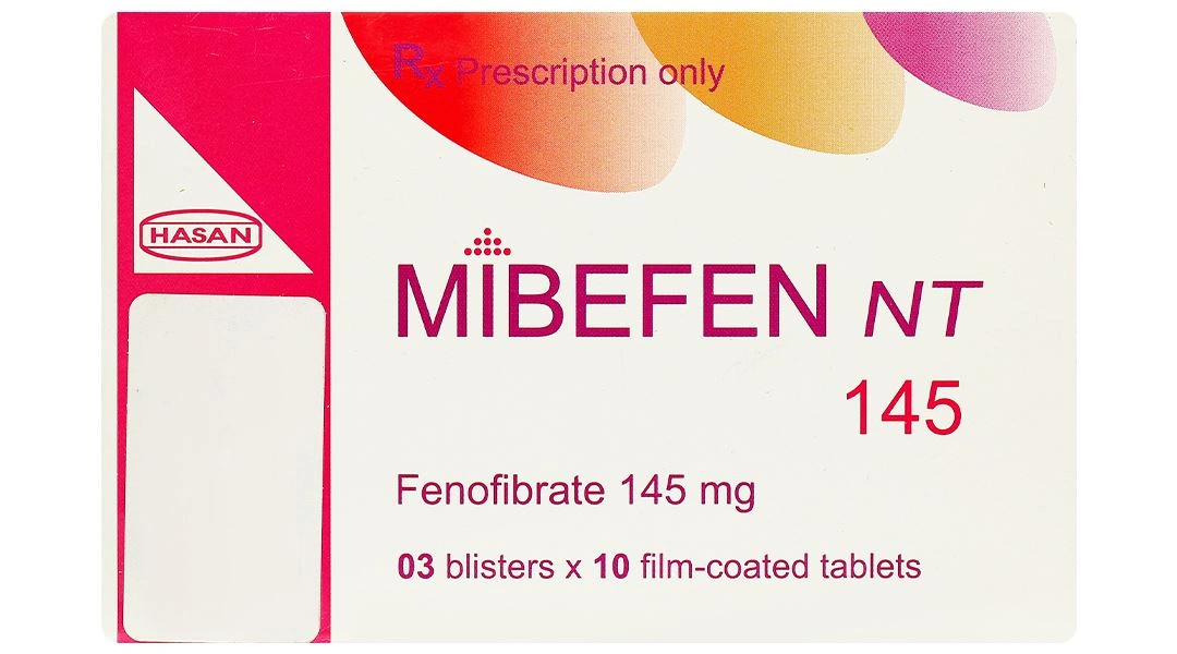 Mibefen NT 145 điều trị tăng triglycerid huyết nặng (3 vỉ x 10 viên) - 2