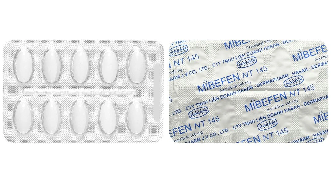 Mibefen NT 145 điều trị tăng triglycerid huyết nặng (3 vỉ x 10 viên) - 7