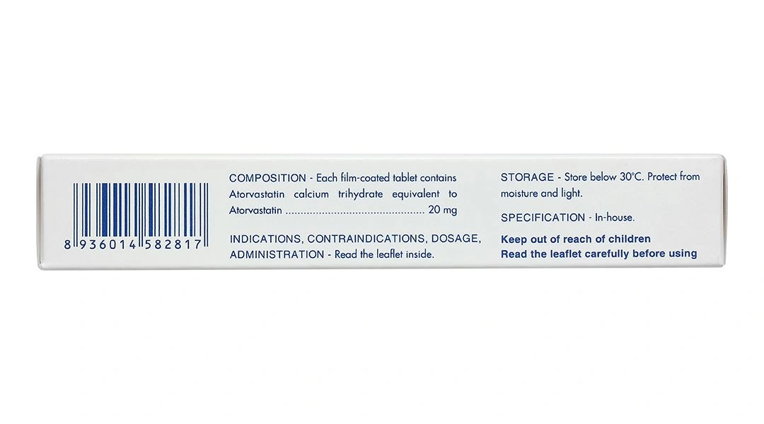 Zoamco 20 điều trị rối loạn lipid máu (2 vỉ x 15 viên) - 2