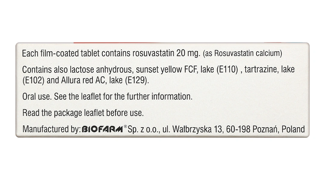 Rosutrox 20mg điều trị rối loạn lipid máu, phòng ngừa biến cố tim mạch (4 vỉ x 7 viên) - 2