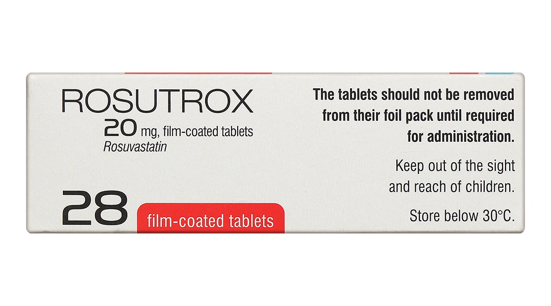 Rosutrox 20mg điều trị rối loạn lipid máu, phòng ngừa biến cố tim mạch (4 vỉ x 7 viên) - 3