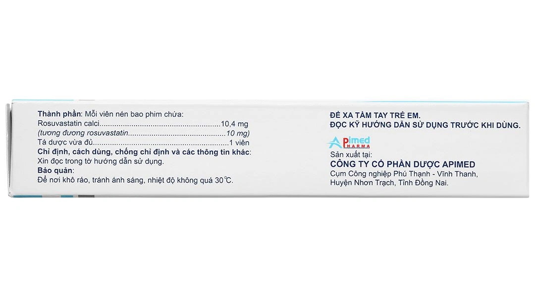 Apitor 10 điều trị cholesterol cao, giúp hạ mỡ máu (3 vỉ x 10 viên) - 4