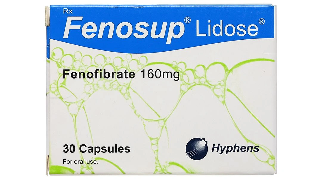 Fenosup Lidose 160mg điều trị cholesterol máu và triglycerid máu cao (3 vỉ x 10 viên) - 2