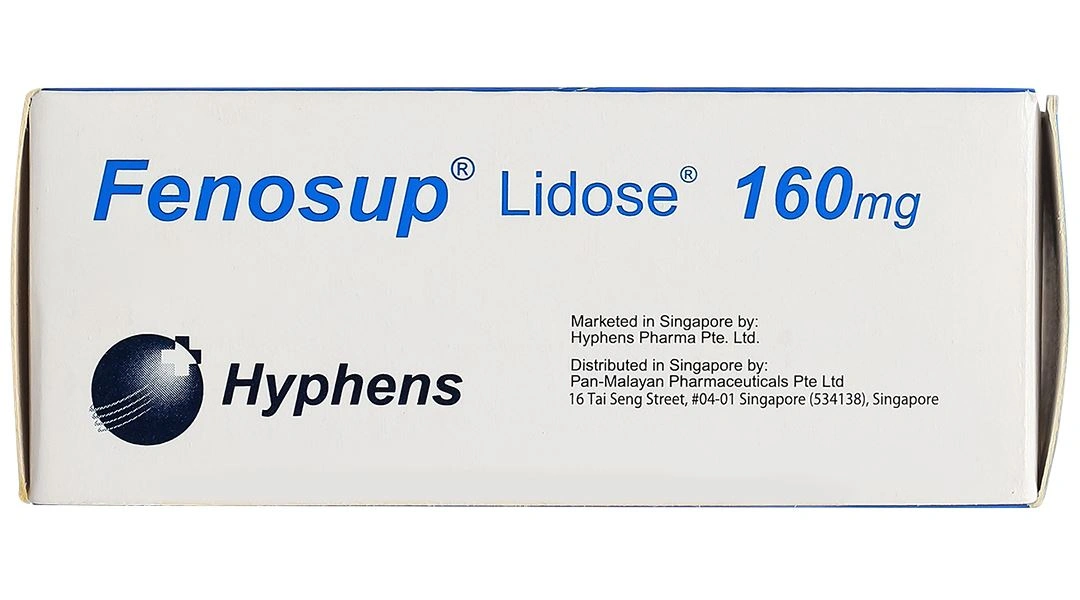 Fenosup Lidose 160mg điều trị cholesterol máu và triglycerid máu cao (3 vỉ x 10 viên) - 3