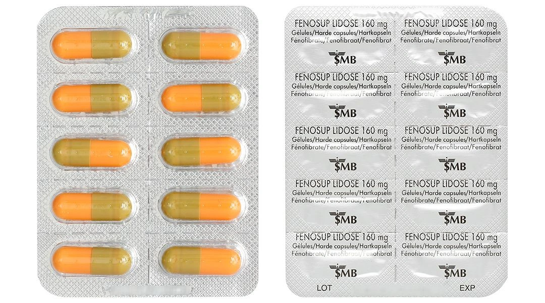 Fenosup Lidose 160mg điều trị cholesterol máu và triglycerid máu cao (3 vỉ x 10 viên) - 6