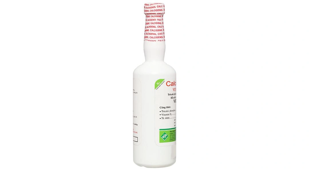 Hỗn dịch uống Calcigenol Vitamine bổ sung canxi, phòng loãng xương chai 360g - 4