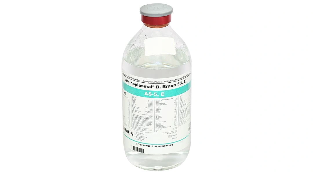 Dịch truyền Aminoplasmal B.Braun 5% E bổ sung protein chai 500ml - 