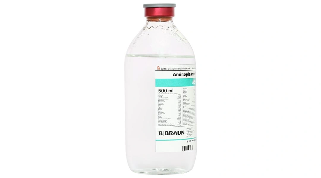 Dịch truyền Aminoplasmal B.Braun 5% E bổ sung protein chai 500ml - 4