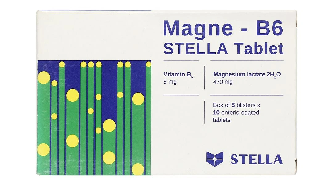 Magne - B6 Stella Tablet điều trị hạ magnesium (5 vỉ x 10 viên) - 4