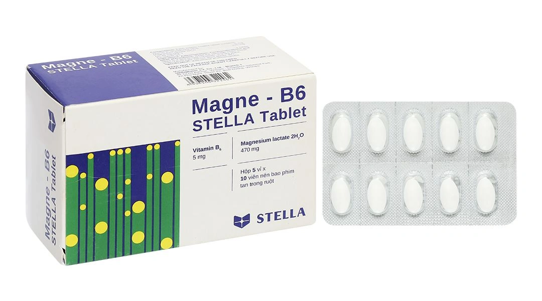 Magne - B6 Stella Tablet điều trị hạ magnesium (5 vỉ x 10 viên) - 3