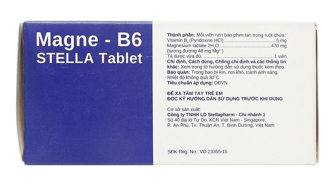Magne - B6 Stella Tablet điều trị hạ magnesium (5 vỉ x 10 viên) - 5
