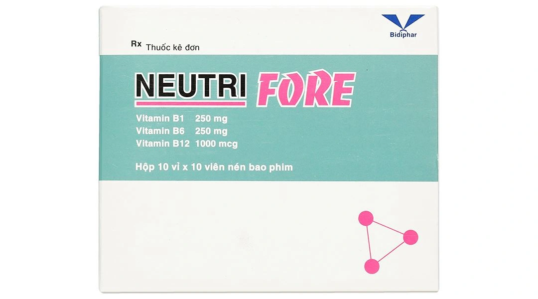 Neutri Fore trị viêm dây thần kinh, thiếu máu ác tính (10 vỉ x 10 viên) - 2