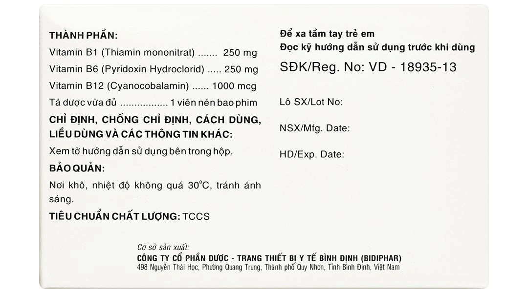 Neutri Fore trị viêm dây thần kinh, thiếu máu ác tính (10 vỉ x 10 viên) - 5