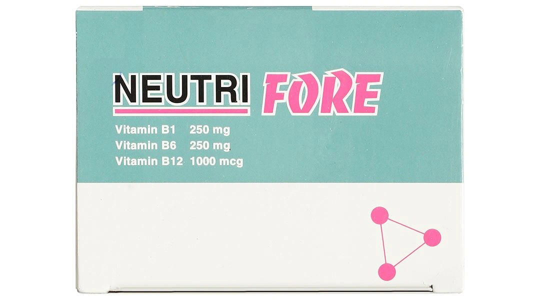 Neutri Fore trị viêm dây thần kinh, thiếu máu ác tính (10 vỉ x 10 viên) - 6