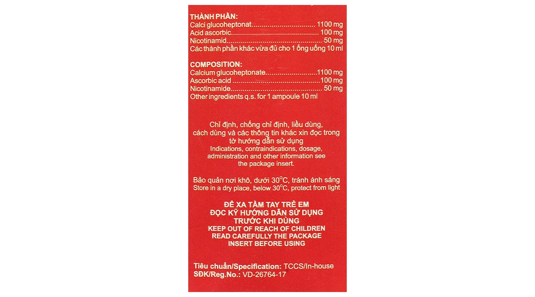 Dung dịch uống Calciumboston Ascorbic trị thiếu canxi, vitamin C (20 ống x 10ml) - 5