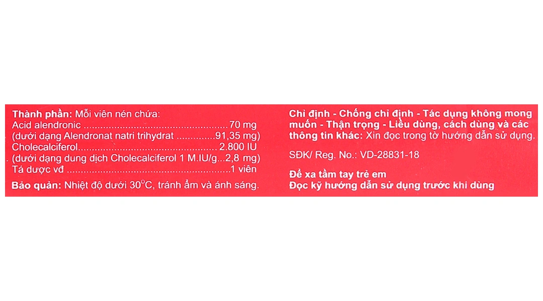 Ostagi-D3 ngăn ngừa và điều trị loãng xương (1 vỉ x 4 viên) - 5