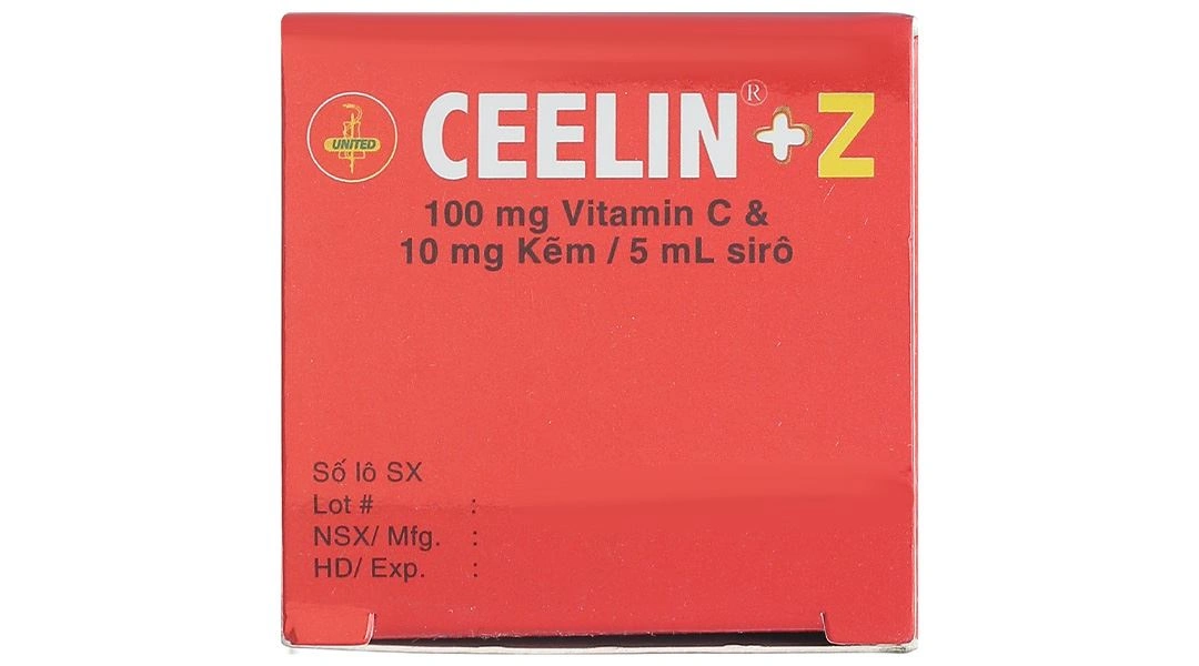 Sirô Ceelin+Z phòng ngừa và điều trị thiếu vitamin C và thiếu kẽm chai 60ml - 5