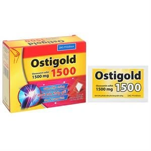 Cốm pha hỗn dịch uống Ostigold 1500 trị triệu chứng của thoái hóa khớp