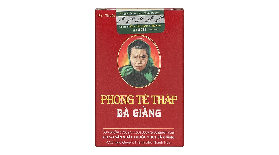 Viên hoàn cứng Phong Tê Thấp Bà Giằng trị viêm, đau xương khớp lọ 250 viên - 1