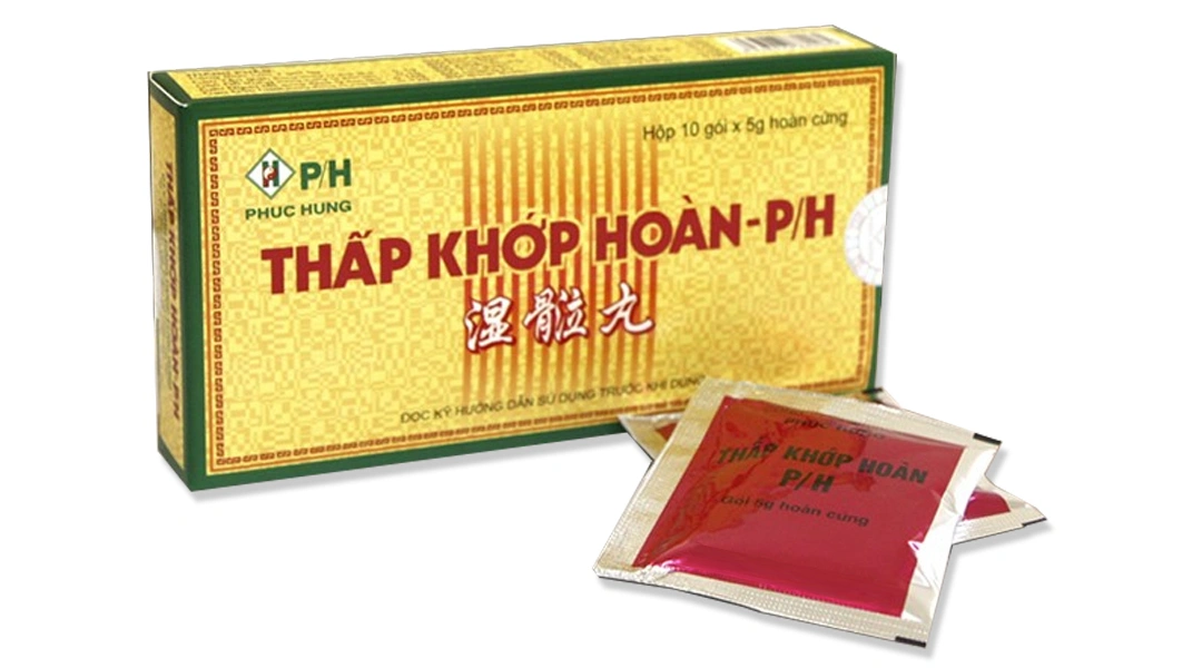 Viên hoàn cứng Thấp Khớp Hoàn P/H trị viêm khớp, đau nhức xương khớp (10 gói x 5g) - 