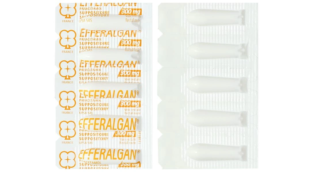 Viên đặt trực tràng Efferalgan 300mg giảm đau, hạ sốt (2 vỉ x 5 viên) - 9