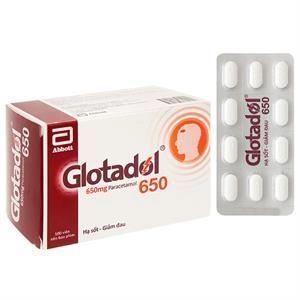 Glotadol 650 hạ sốt, giảm đau từ nhẹ đến vừa