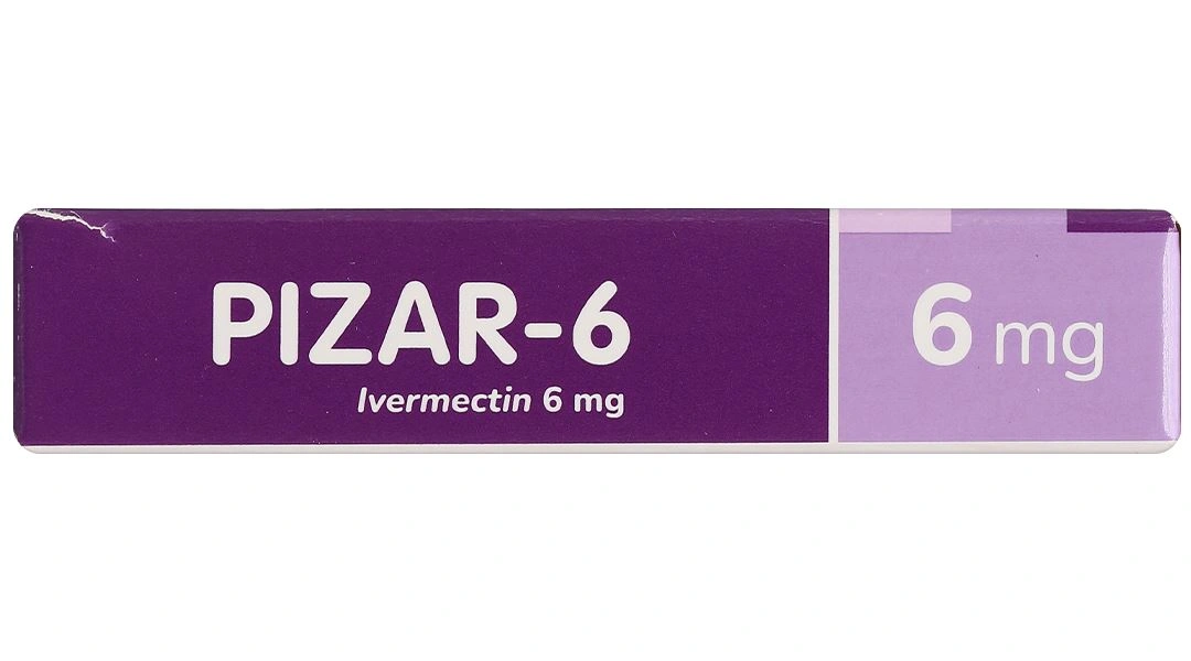 Pizar 6 trị giun chỉ, giun lươn (1 vỉ x 4 viên) - 3