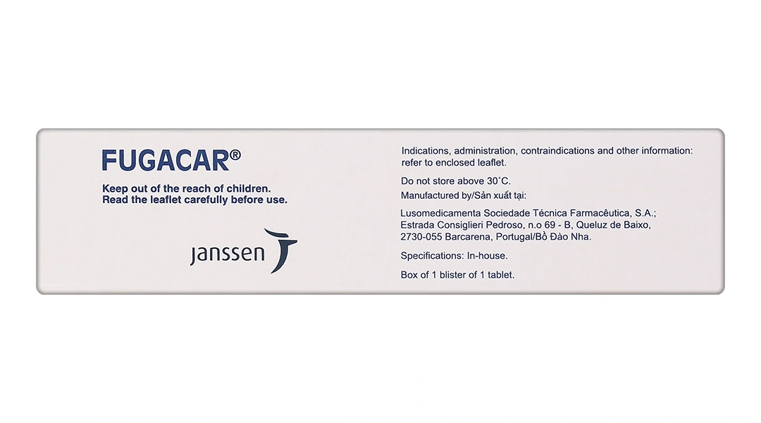 Viên nhai Fugacar 500mg trị nhiều loại giun đường ruột (1 vỉ x 1 viên) - 7