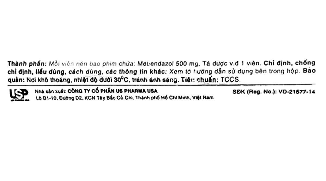 Cabendaz 500mg điều trị nhiễm các loại giun đường ruột (1 vỉ x 1 viên) - 6